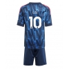 Camisa de Futebol Arsenal Eberechi Eze #10 Equipamento Secundário Infantil 2025-26 Manga Curta (+ Calças curtas)